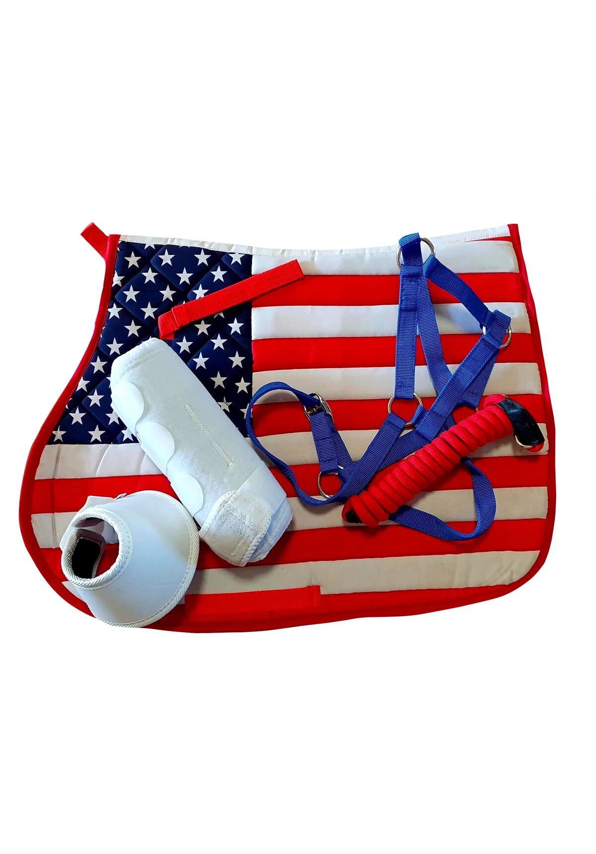 USA flag themed Matchy Matchy tack set